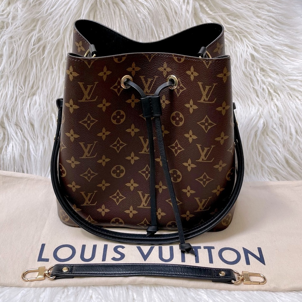 Authentic Louis Vuitton Monogram NeoNoe Black